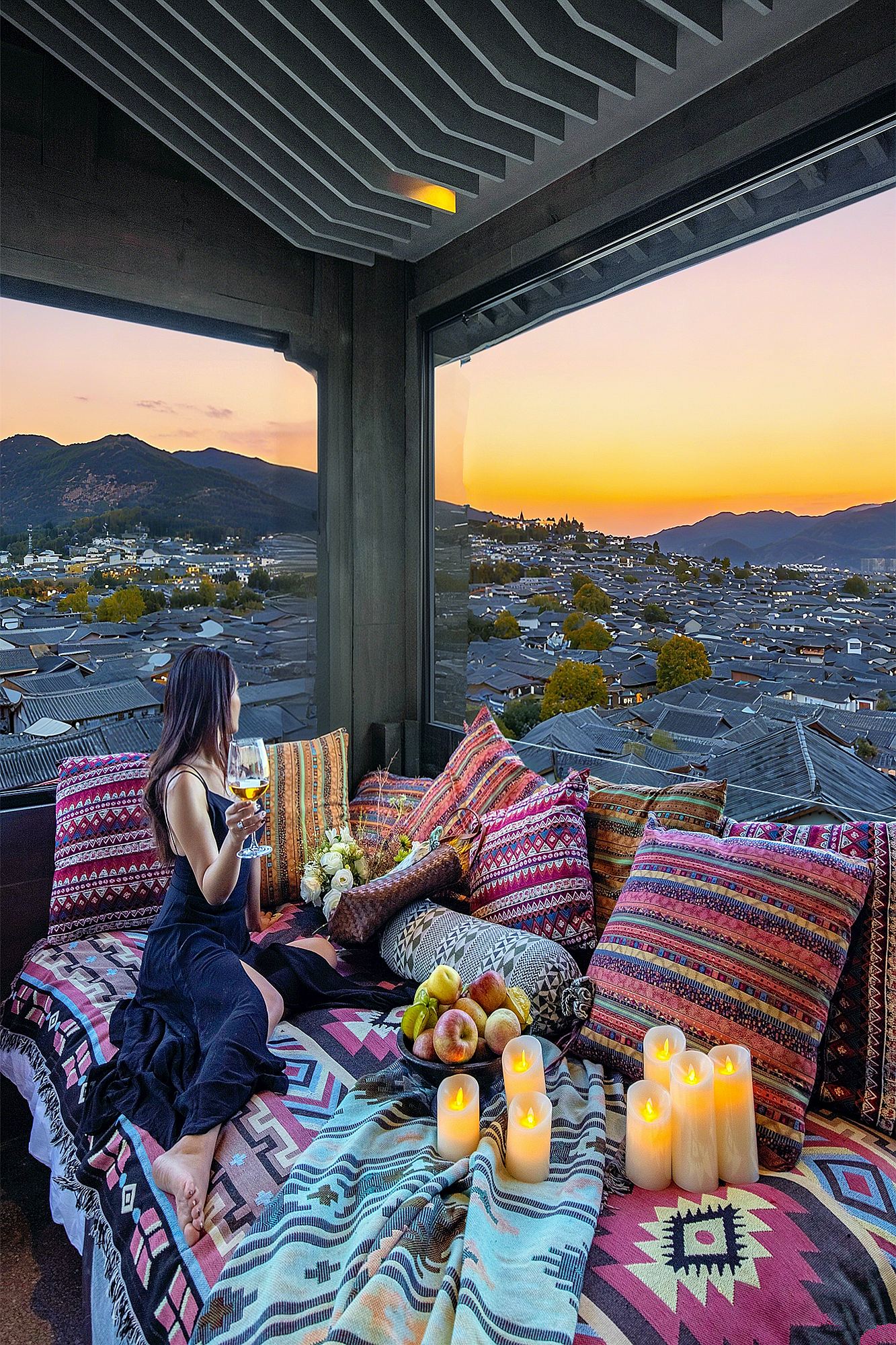 丽江安鹿360度古城雪山极景私汤美宿图片1