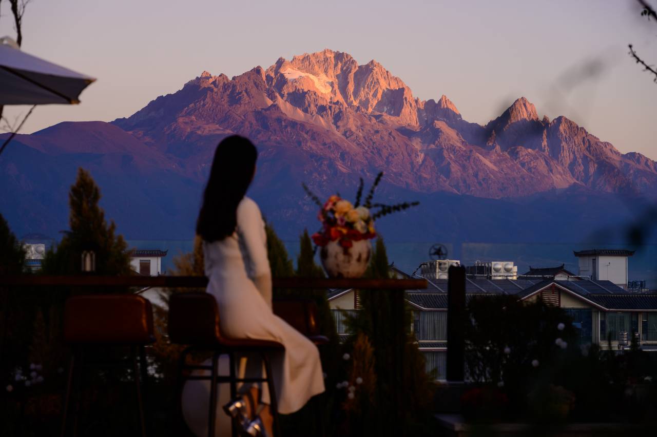 丽江古城汐屿山渡·日照金山·空中花园·360度高空全景度假行馆图片7