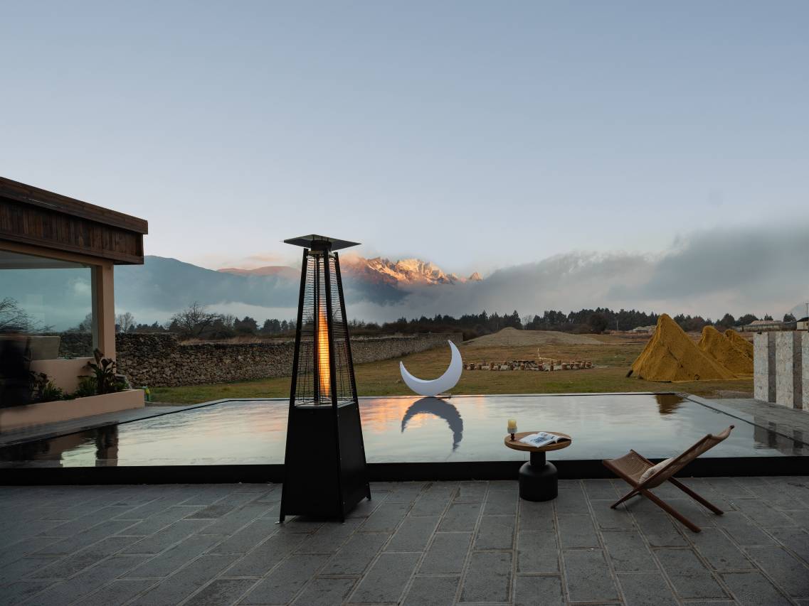 千山暮雪·日照金山｜Tennis Peak野奢庄园(白沙古镇店)图片7