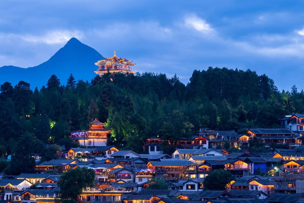 Nell和风庭· 一川风月丨观雪山古城全景酒店(丽江古城大水车店)图片2